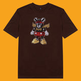 Áo thun unisex cotton in hình funky cartoon series - voltron mickey (nhiều màu)