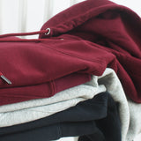Áo hoodie unisex cotton nỉ trơn - xẻ tà (nhiều màu)